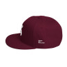 Embroidered  Snapback (Maroon)