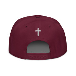 Embroidered  Snapback (Maroon)