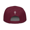 Embroidered  Snapback (Maroon)