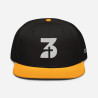 Embroidered Snapback (Black/Yellow)