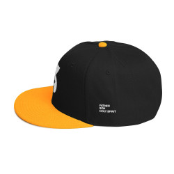 Embroidered Snapback (Black/Yellow)