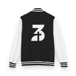 Black & White Letterman Jacket