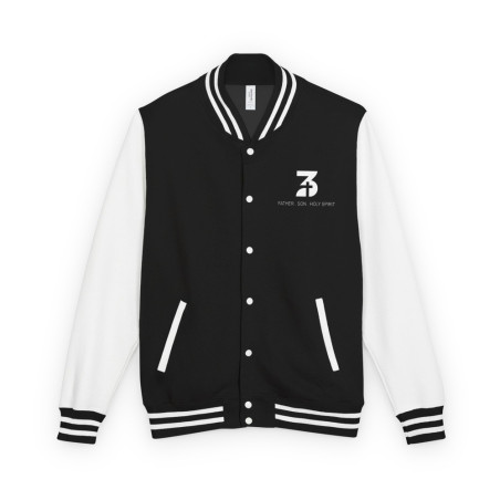Black & White Letterman Jacket