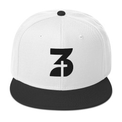 Classic Snapback (White/Black)