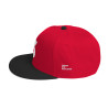 Embroidered  Snapback (Red/Black)