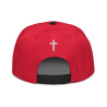 Embroidered  Snapback (Red/Black)