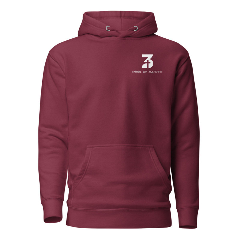 Maroon Hoodie (Father, Son, Holy Spirit)