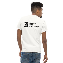 White T-Shirt 3FSHS (Front and Back)