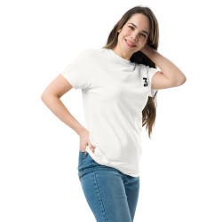 White T-Shirt 3FSHS (Front and Back)