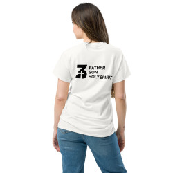 White T-Shirt 3FSHS (Front and Back)